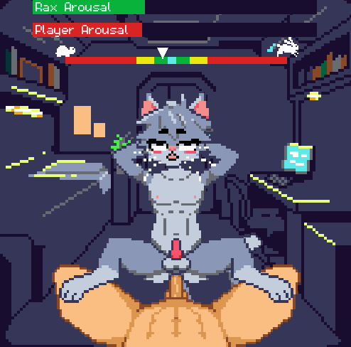 Animated gameplay preview from Gay Cats in Space